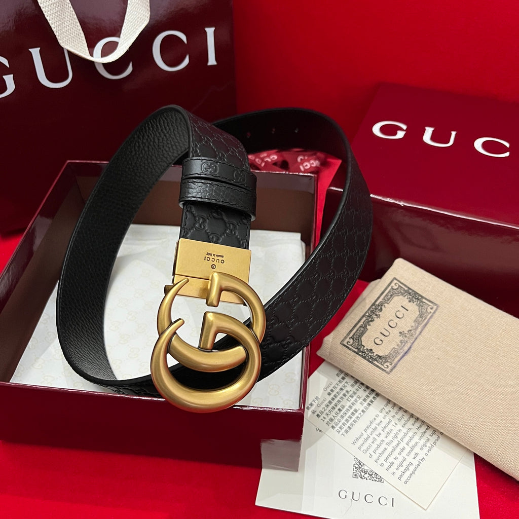Ремінь Gucci Double G з натуральної шкіри — фото 1