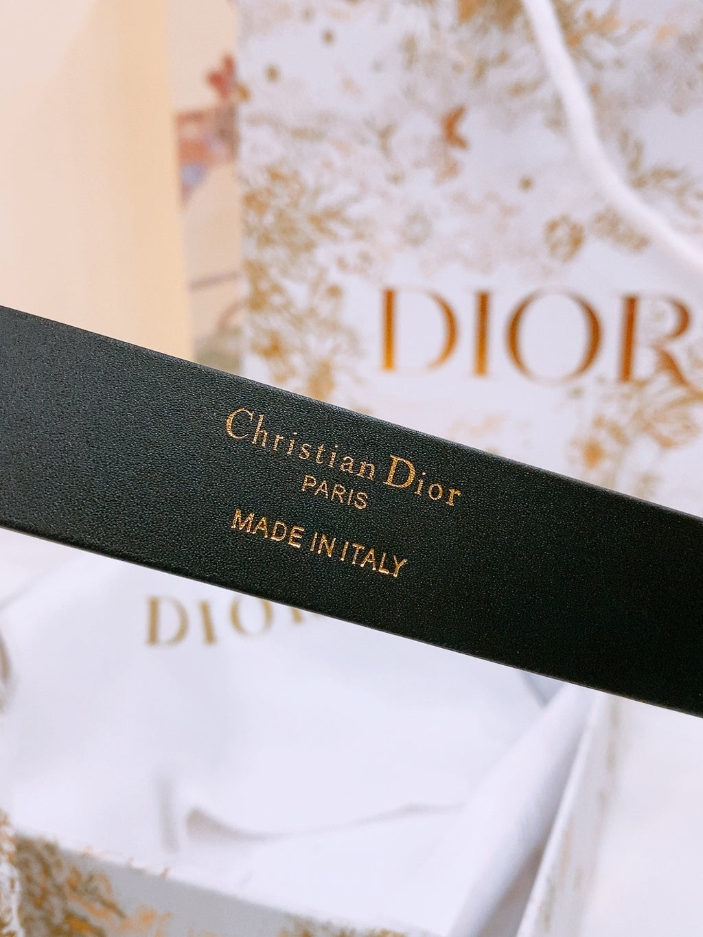 Ремінь Dior з натуральної шкіри теляти — фото 5