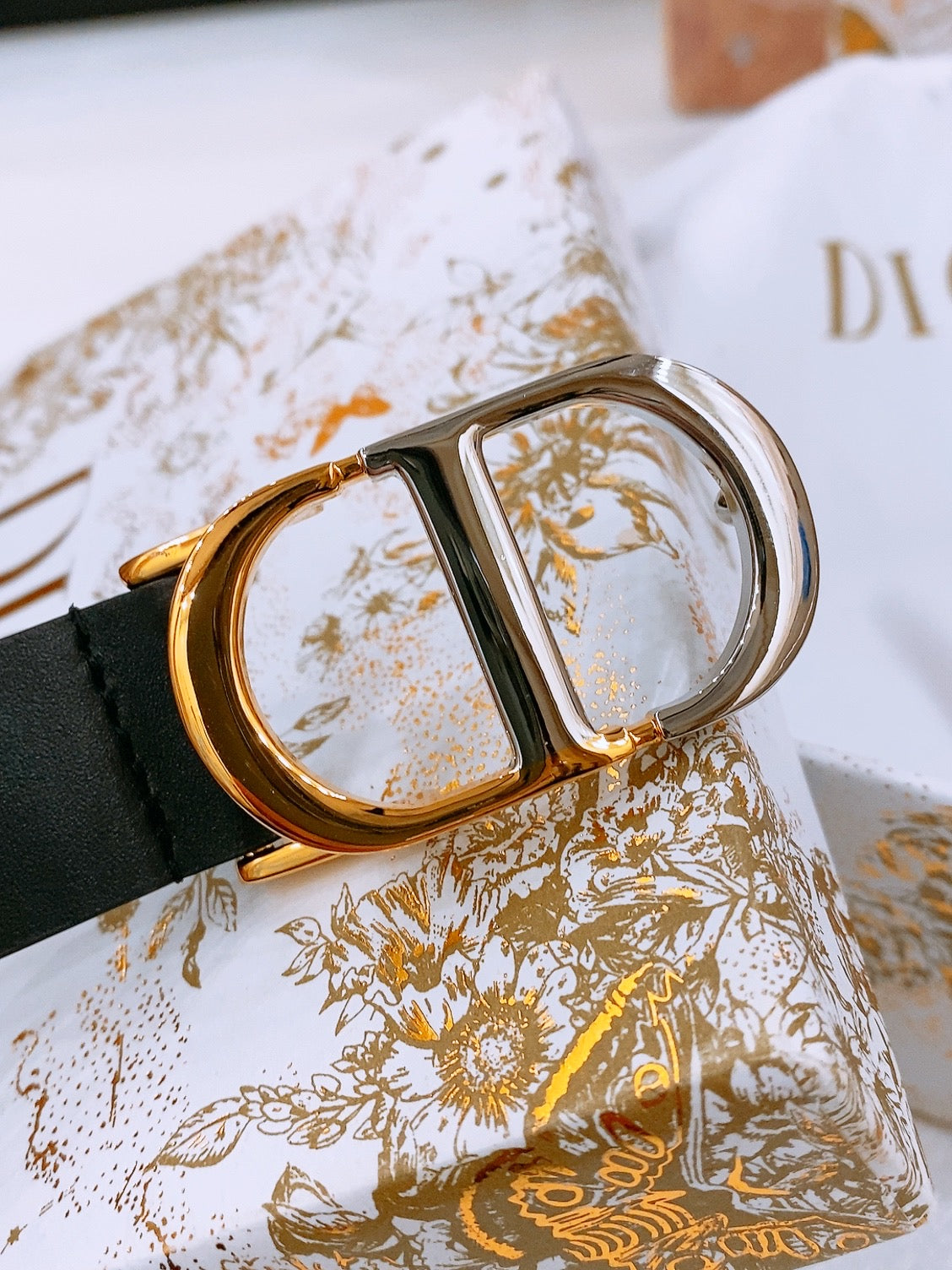 Ремінь Dior з натуральної шкіри теляти — фото 3