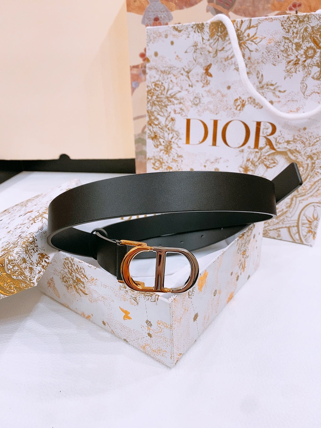 Ремінь Dior з натуральної шкіри теляти — фото 2