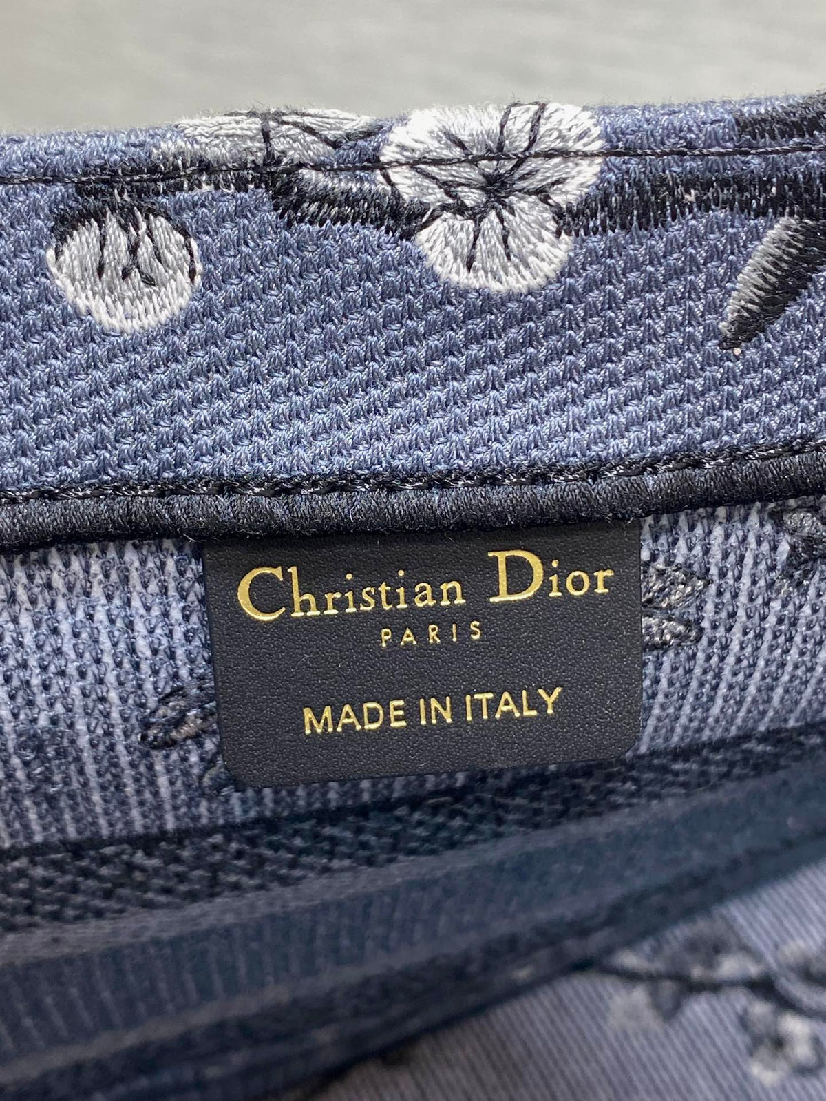 Мала сумка-тоут Dior з текстилю — фото 9