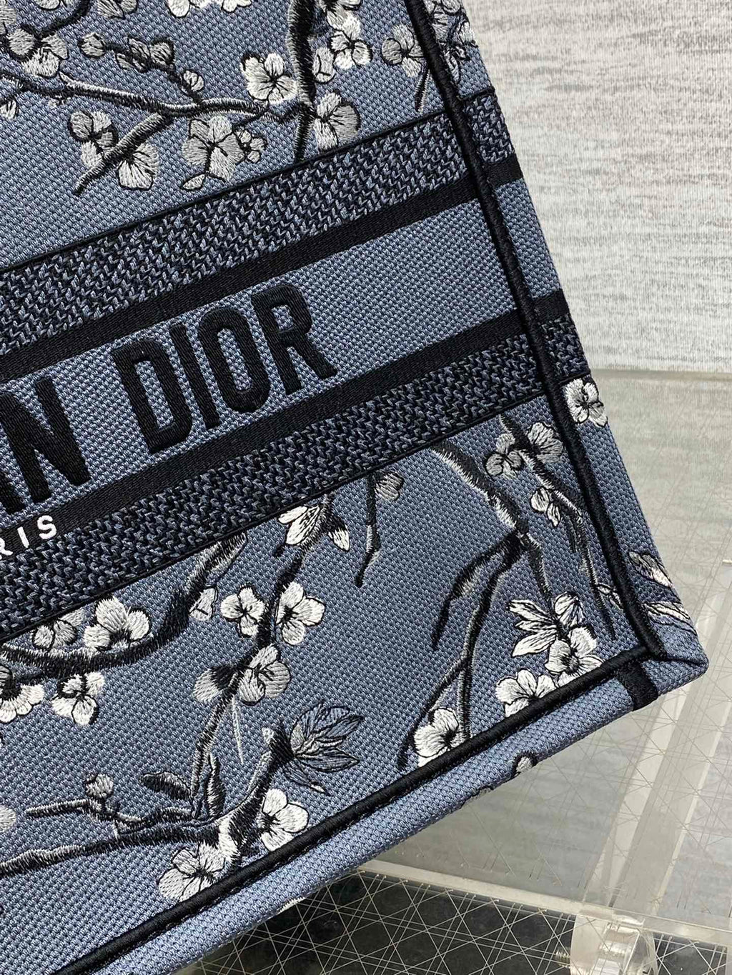 Середня сумка-тоут Dior з текстилю — фото 3