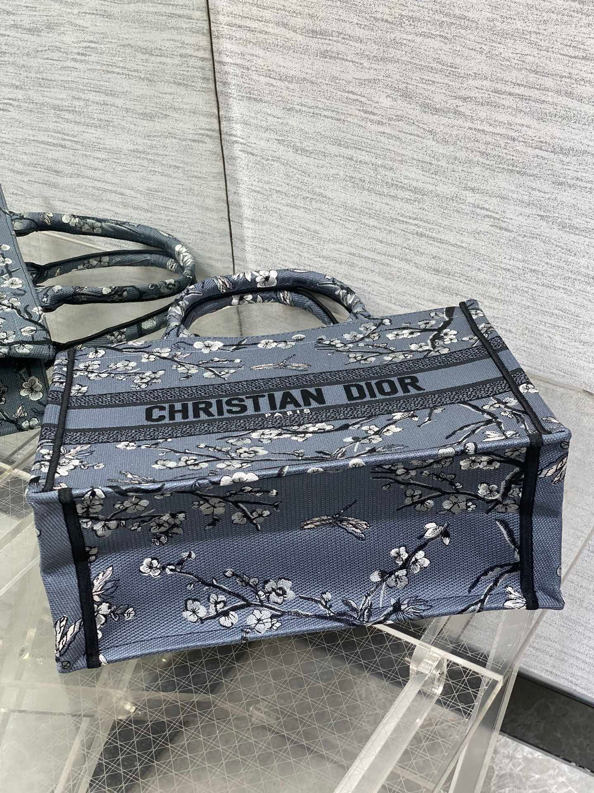 Середня сумка-тоут Dior з текстилю — фото 7