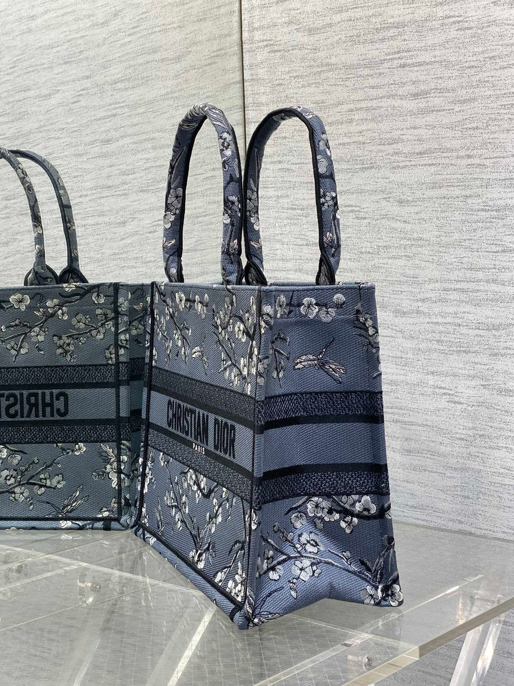Середня сумка-тоут Dior з текстилю — фото 6