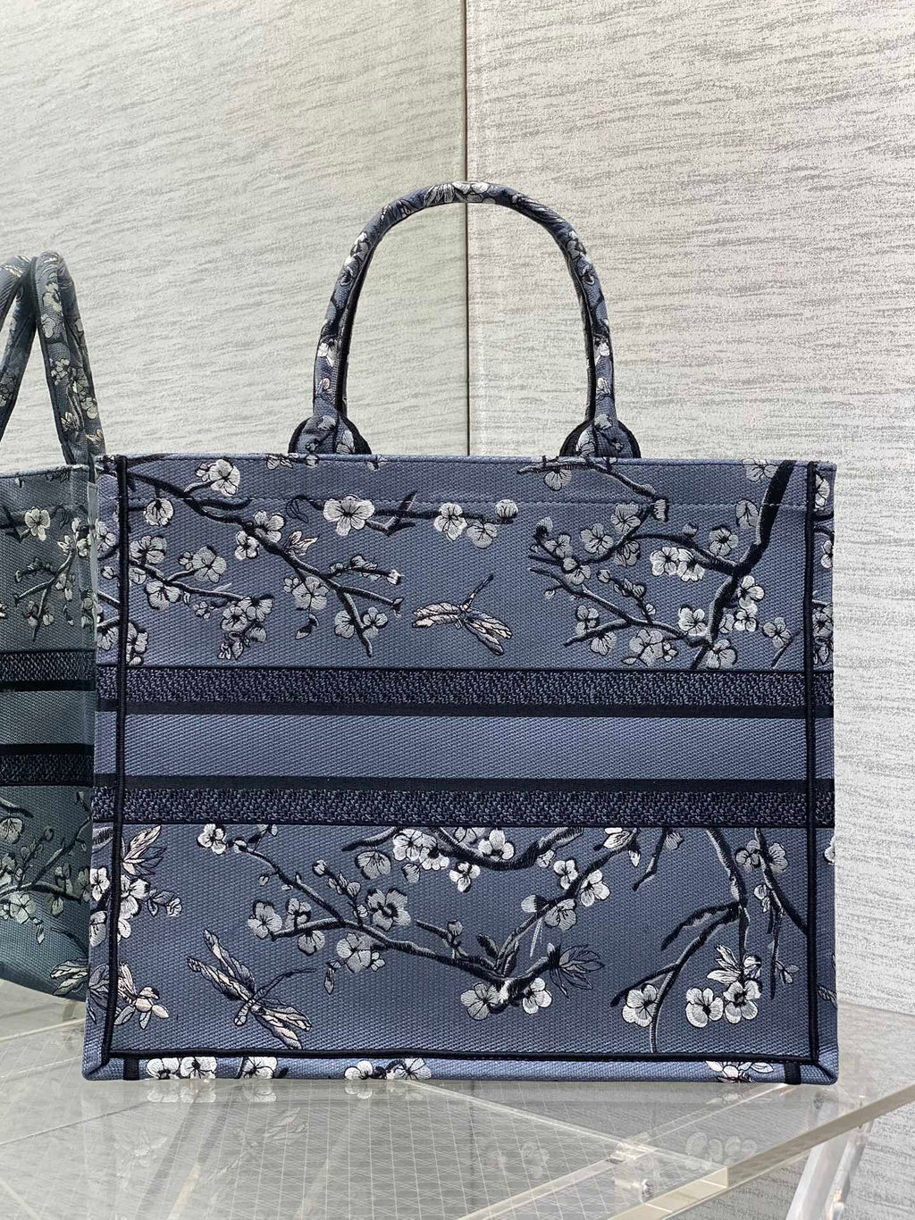 Велика сумка-тоут Dior з текстилю — фото 4