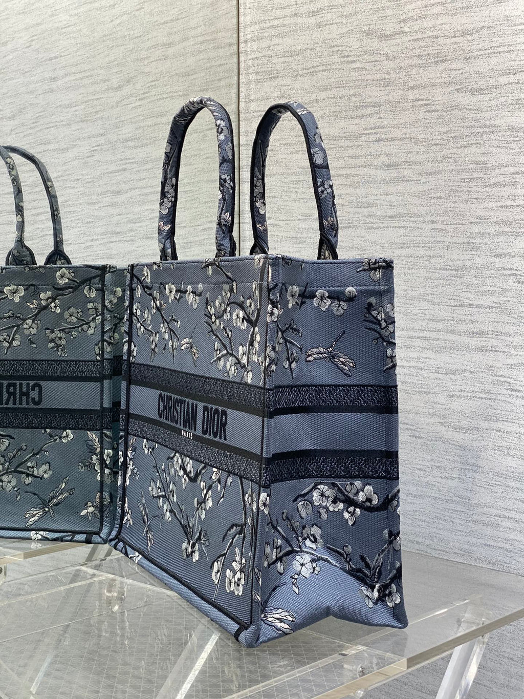 Велика сумка-тоут Dior з текстилю — фото 6