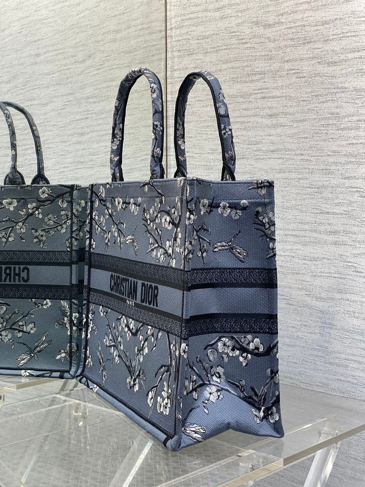 Велика сумка-тоут Dior з текстилю — фото 6