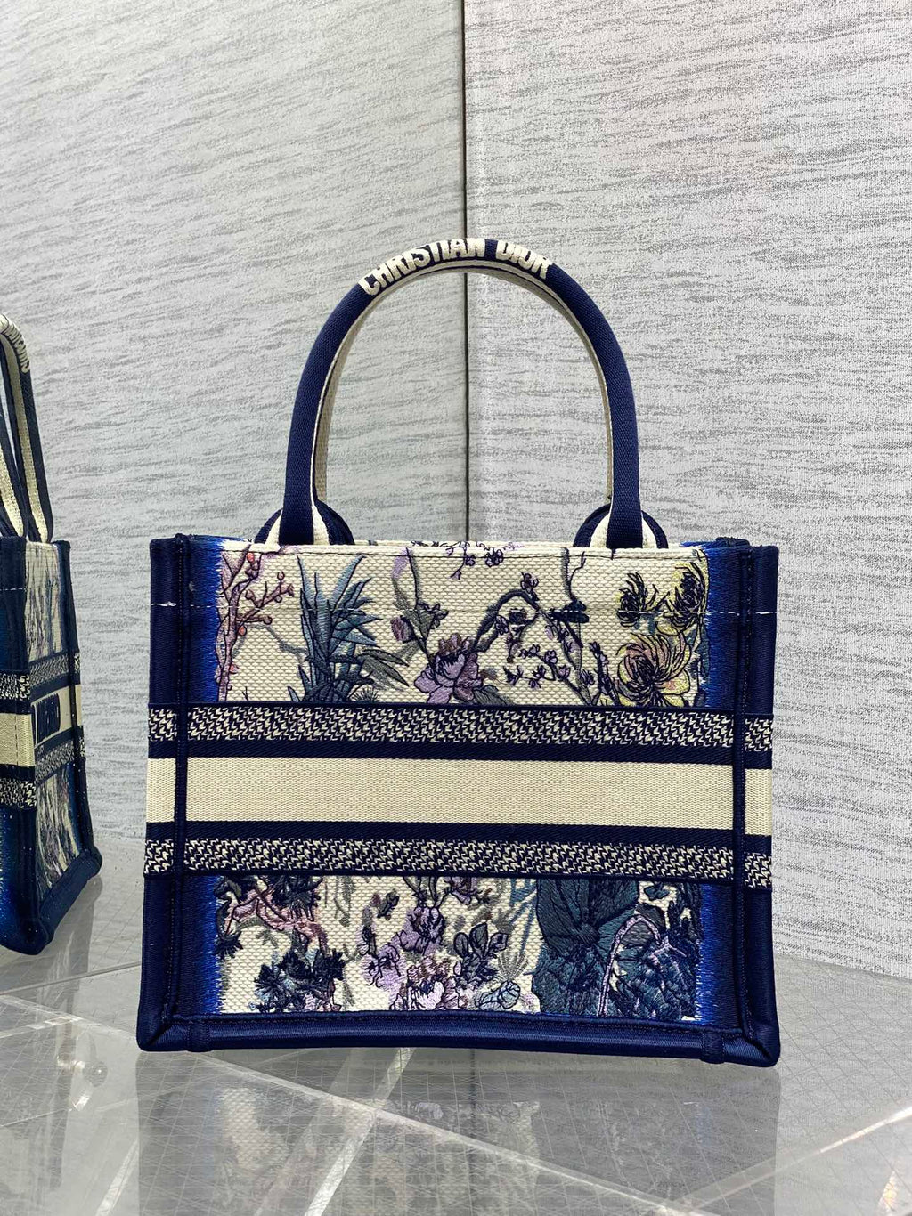 Мала сумка-тоут Dior з текстилю — фото 4