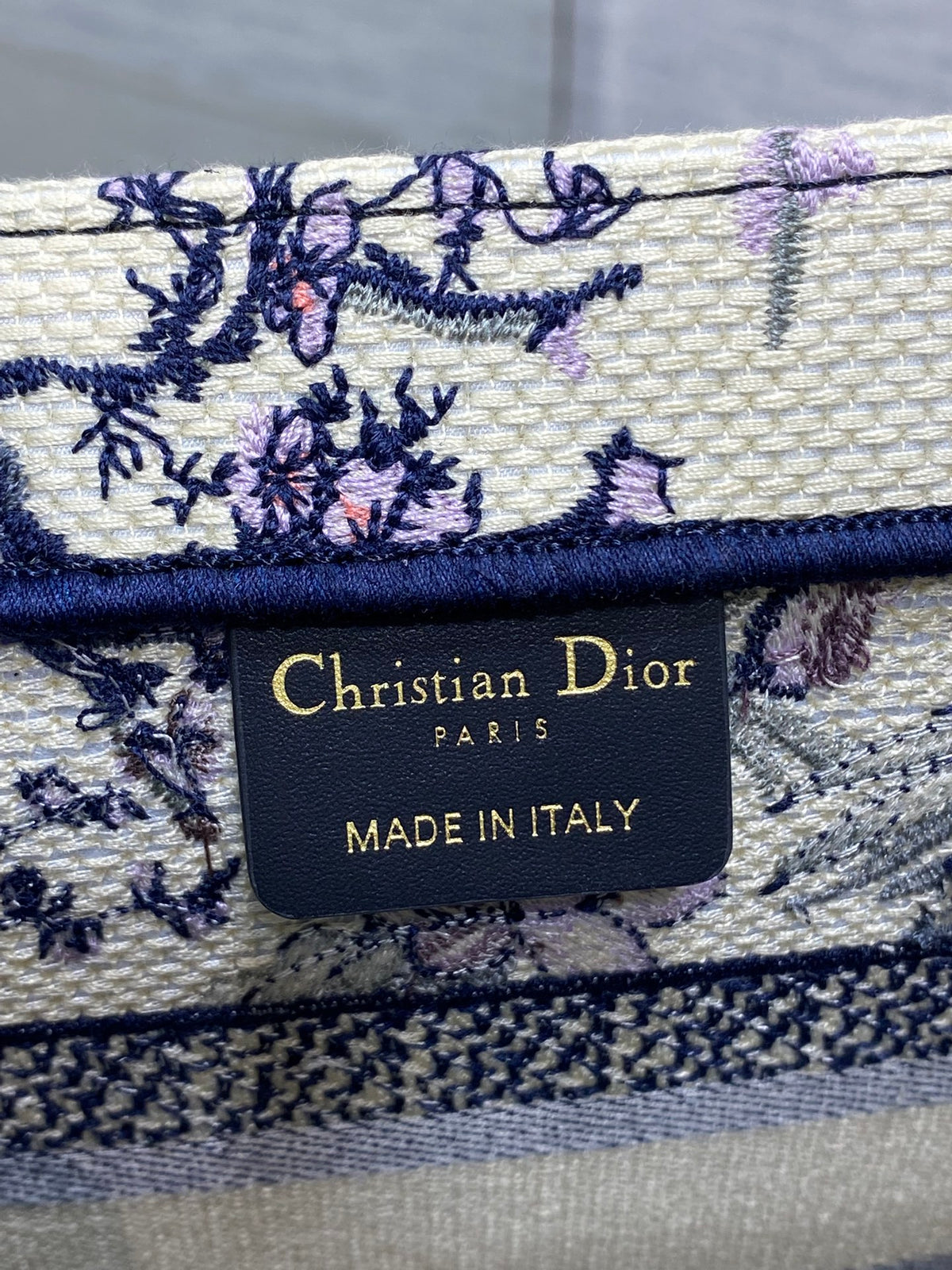 Мала сумка-тоут Dior з текстилю — фото 9