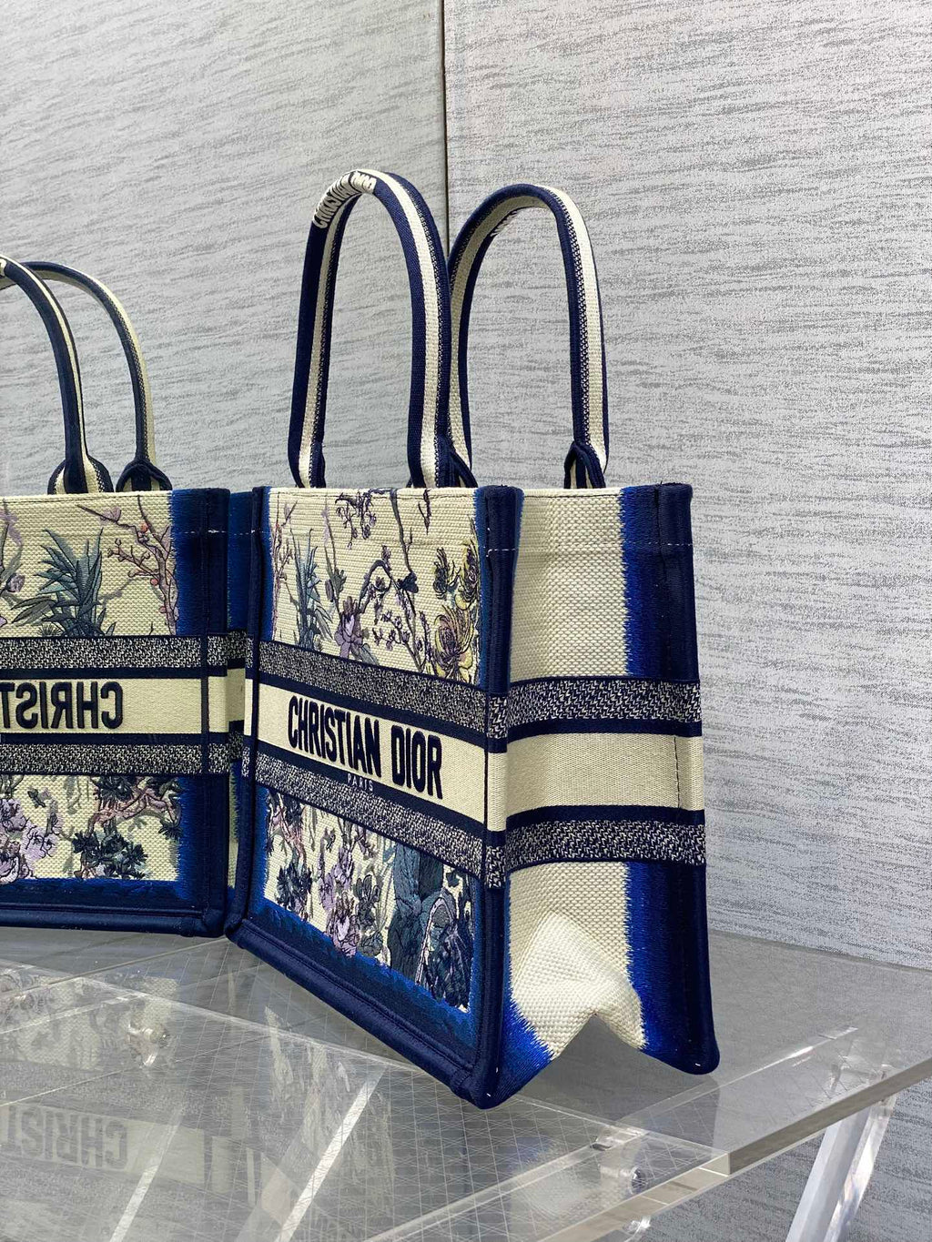 Середня сумка-тоут Dior з текстилю — фото 6