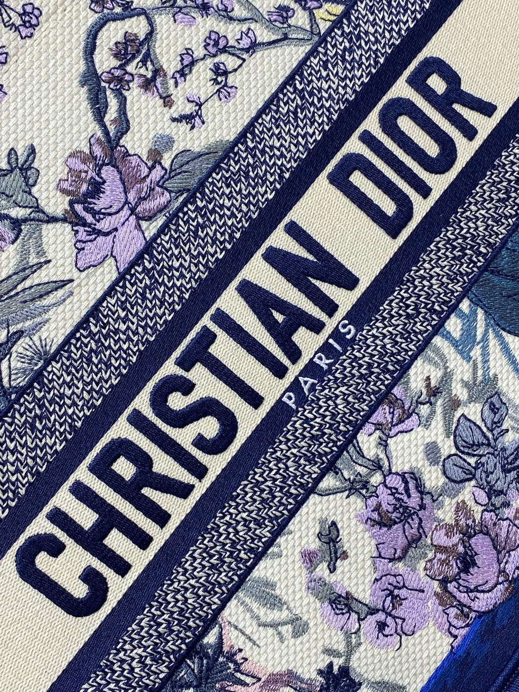 Середня сумка-тоут Dior з текстилю — фото 2
