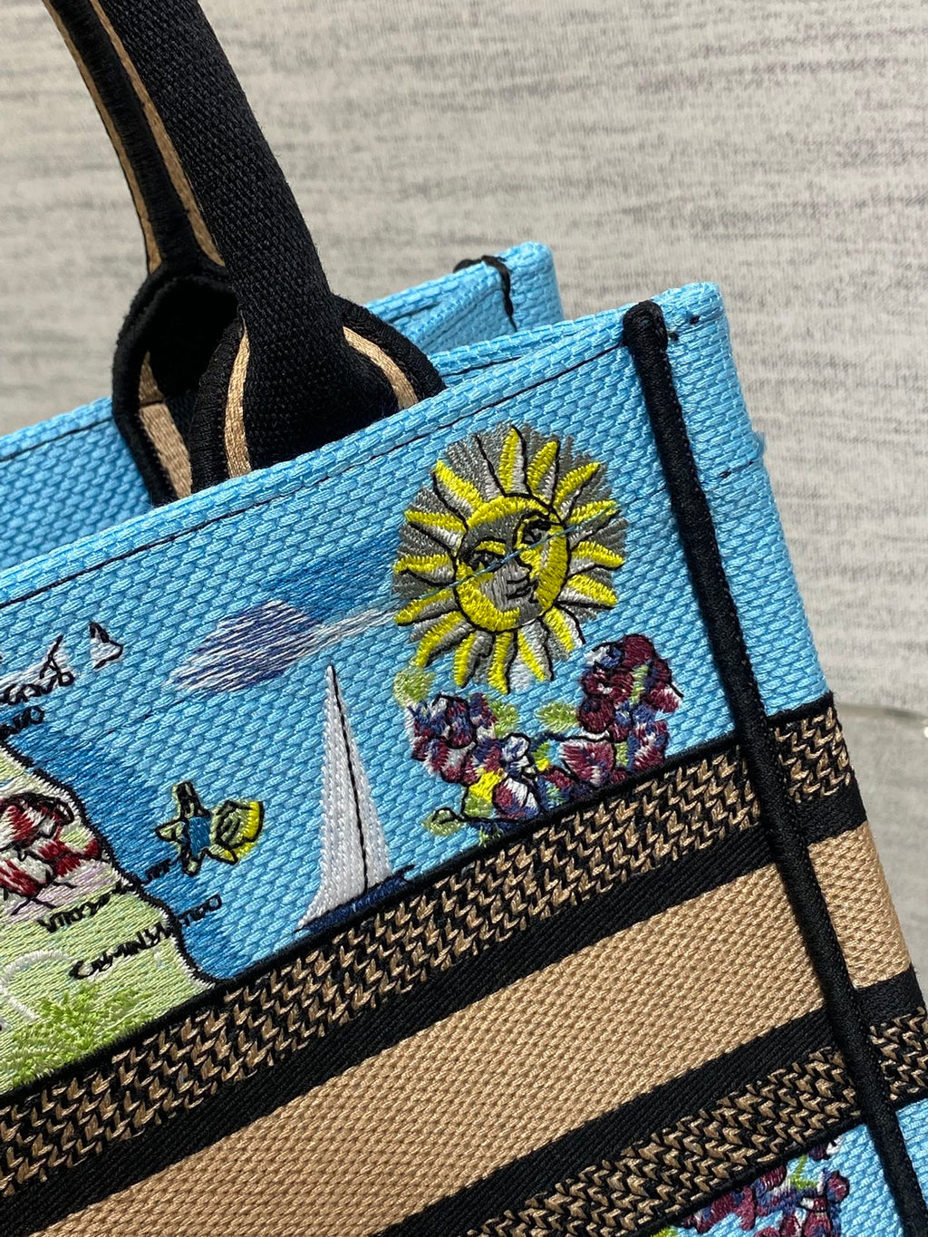 Мала сумка-тоут Dior з текстилю — фото 5