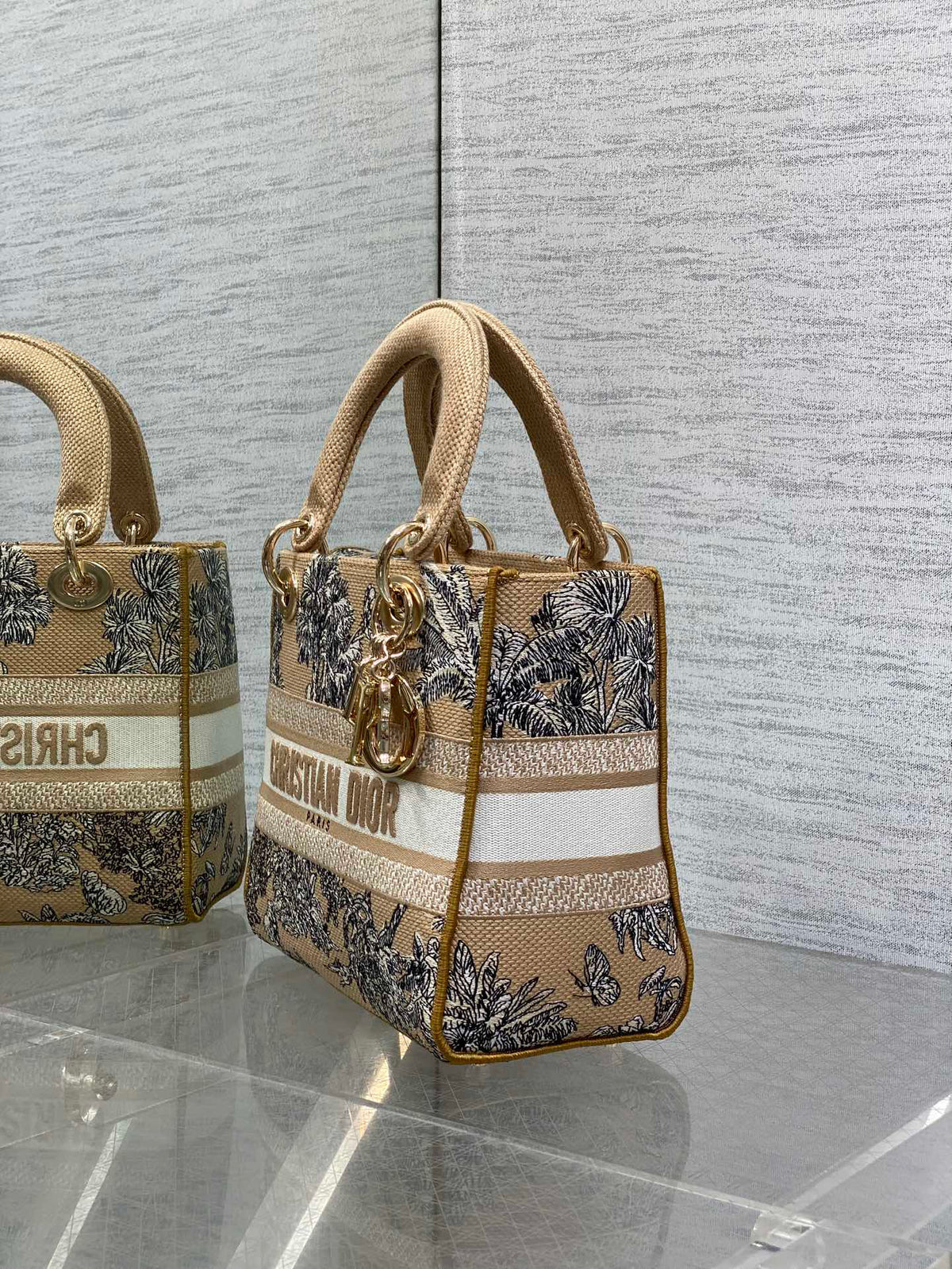 Сумка Dior Lady Dior з текстилю — фото 6