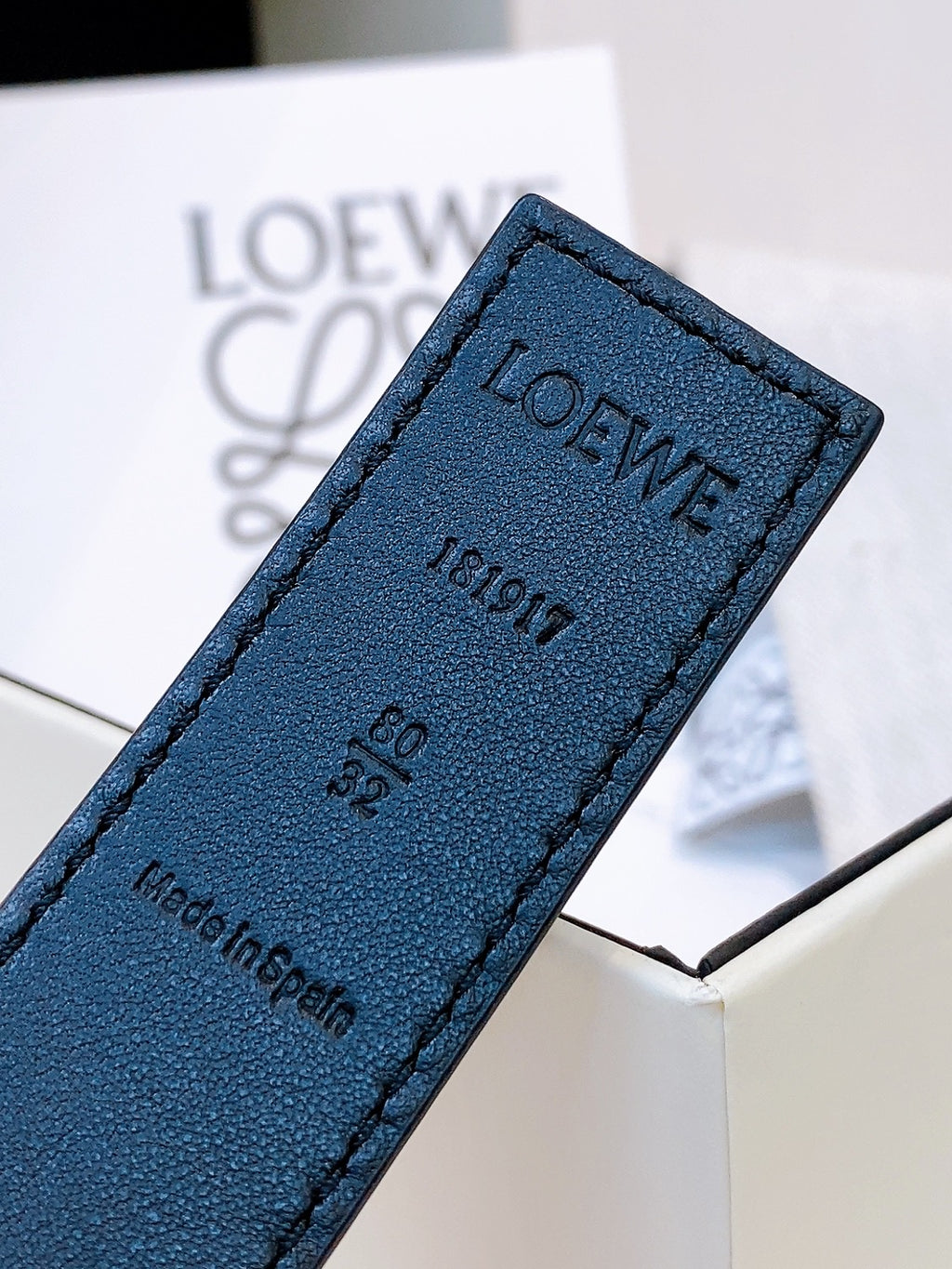 Ремінь Loewe з шкіри — фото 4