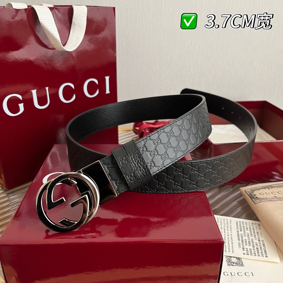 Ремінь Gucci з натуральної шкіри