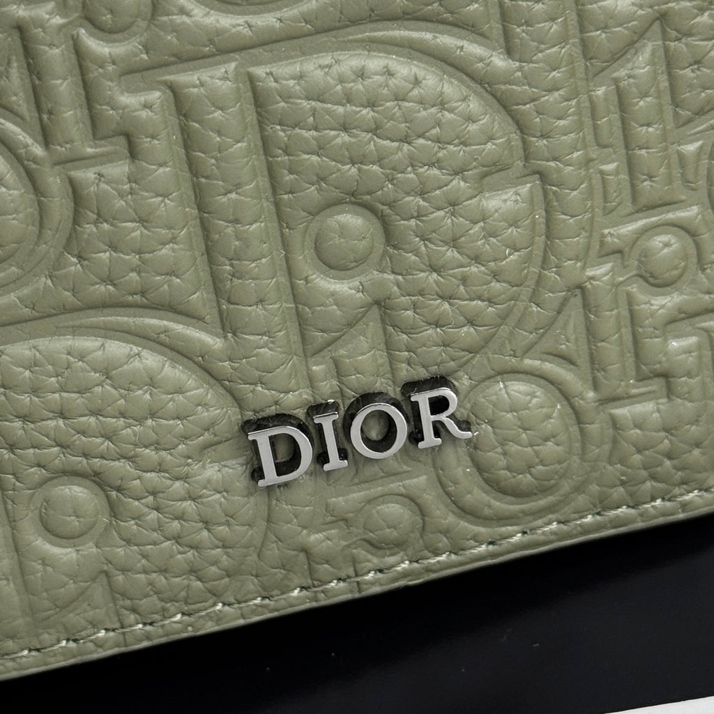 Гаманець Dior з натуральної шкіри — фото 6