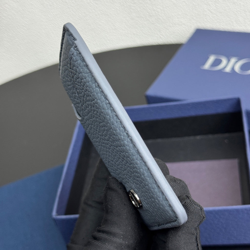 Кардхолдер Dior Saddle із тисненої натуральної шкіри — фото 5