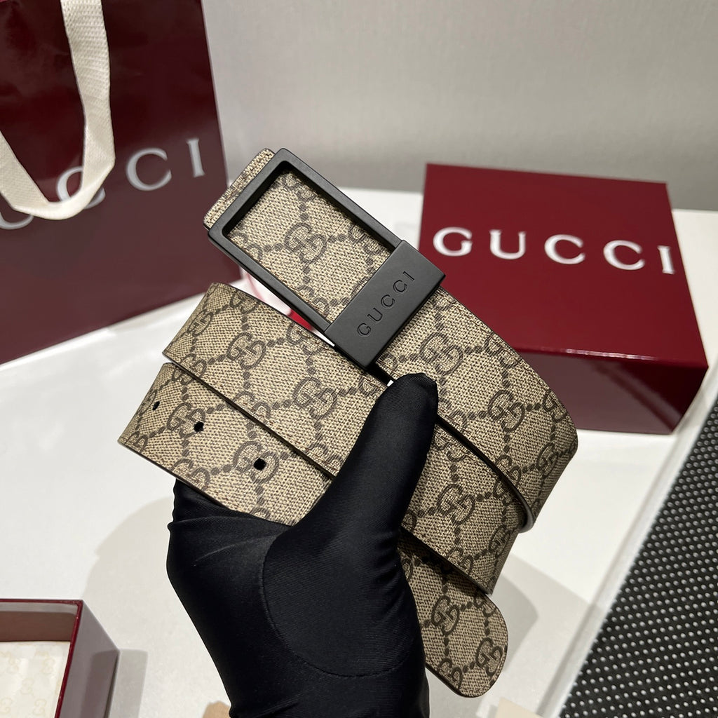Ремінь Gucci Double G з шкіри — фото 3