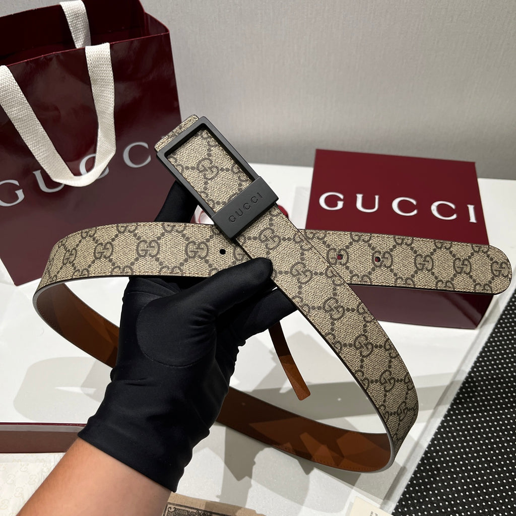 Ремінь Gucci Double G з шкіри — фото 2