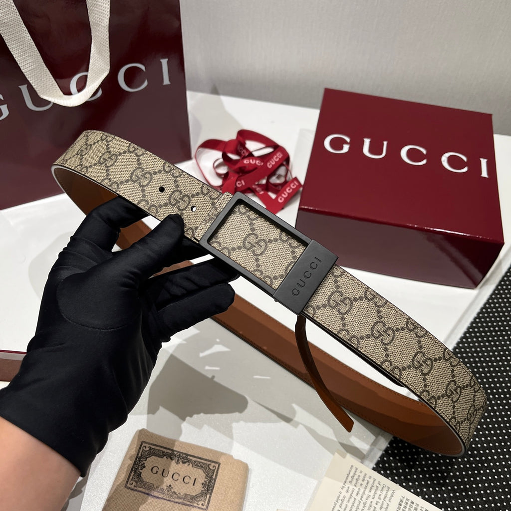 Ремінь Gucci Double G з шкіри — фото 1