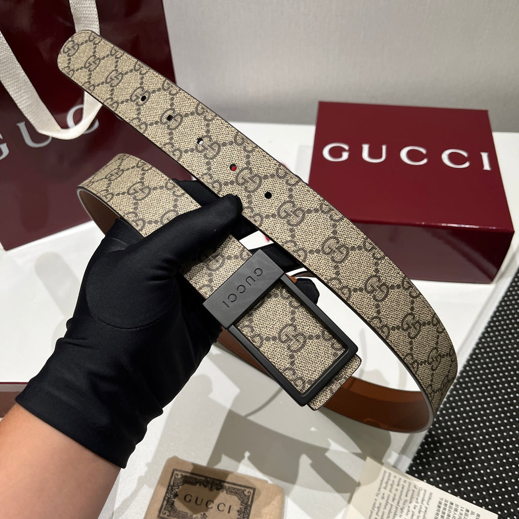 Ремінь Gucci Double G з шкіри — фото 4