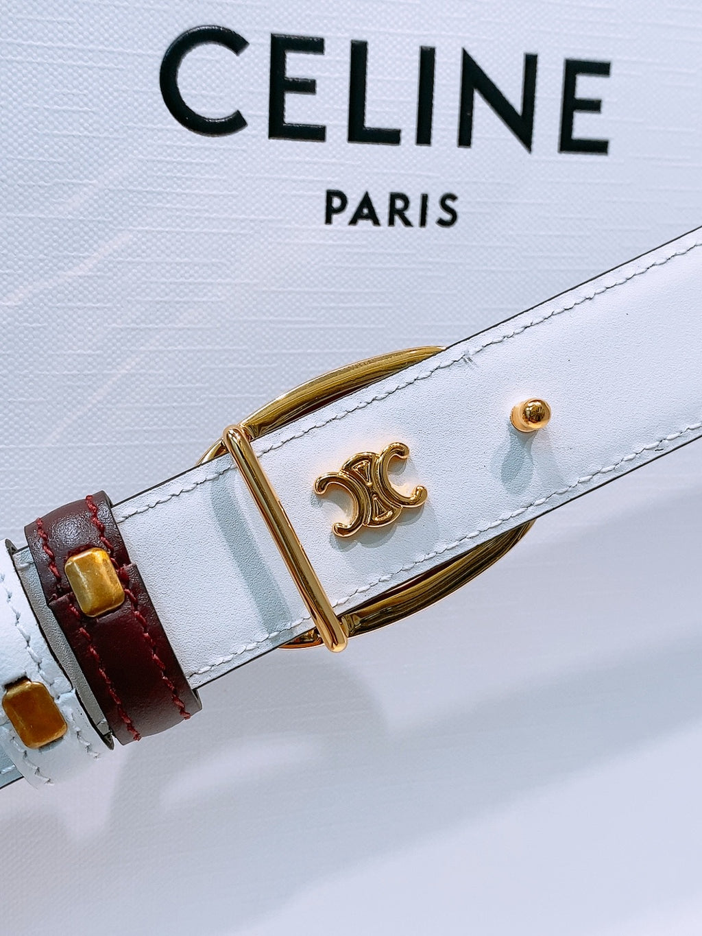 Ремінь Celine Triomphe — фото 4