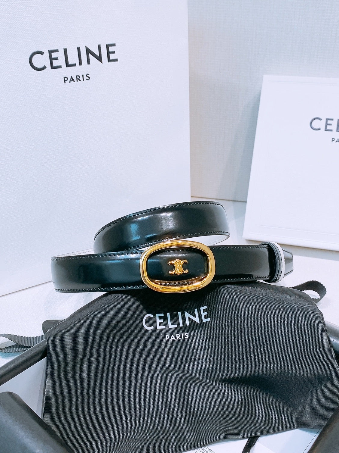 Ремінь Celine Triomphe — фото 2