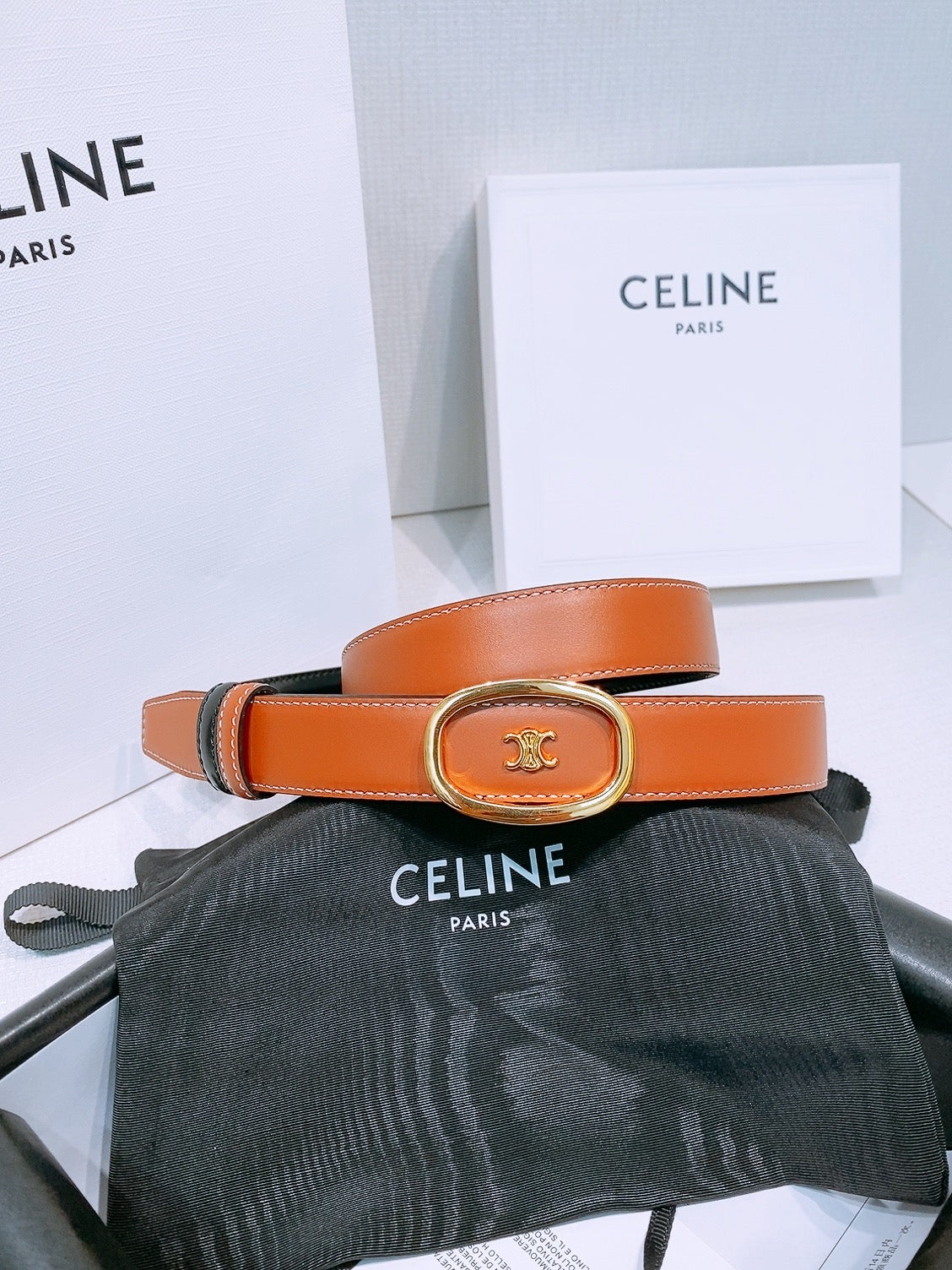 Ремінь Celine Triomphe — фото 2