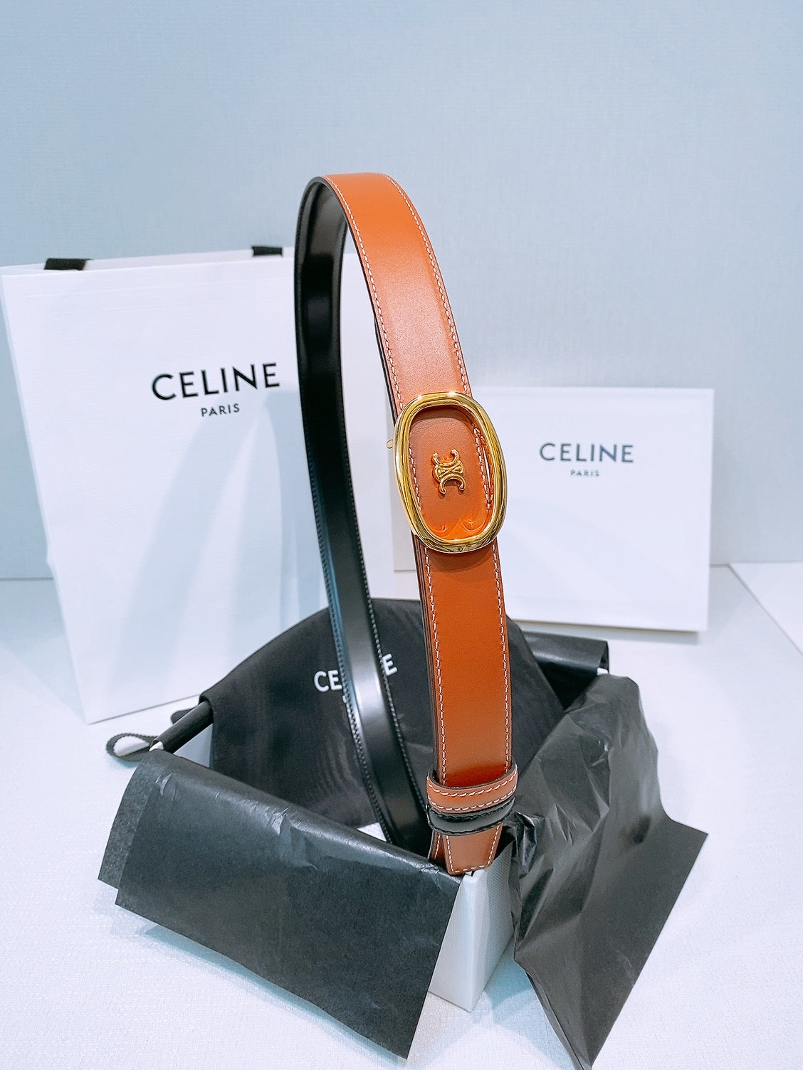 Ремінь Celine Triomphe — фото 5