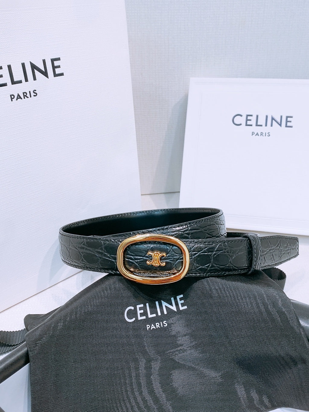 Ремінь Celine Triomphe — фото 2