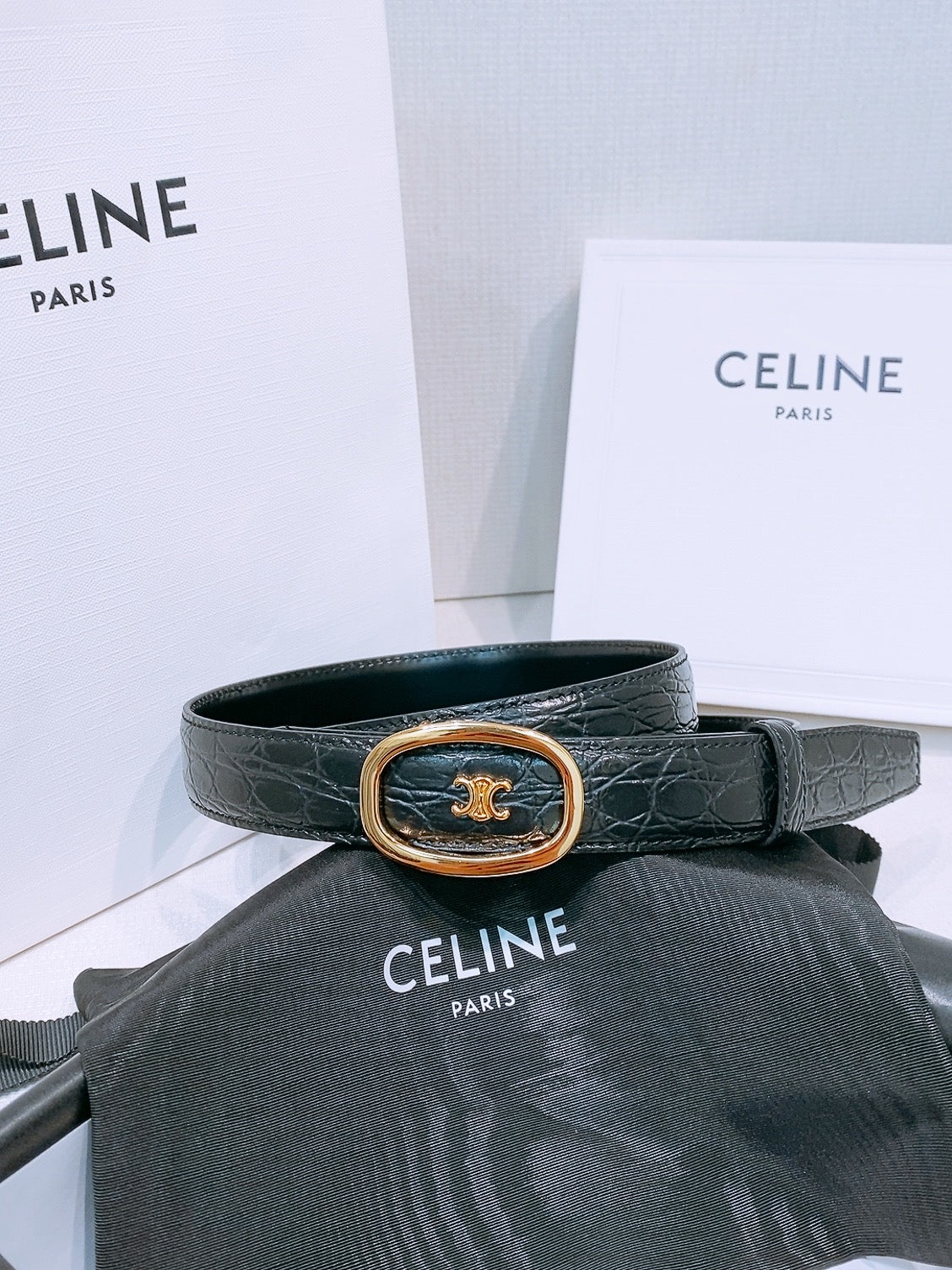 Ремінь Celine Triomphe — фото 2