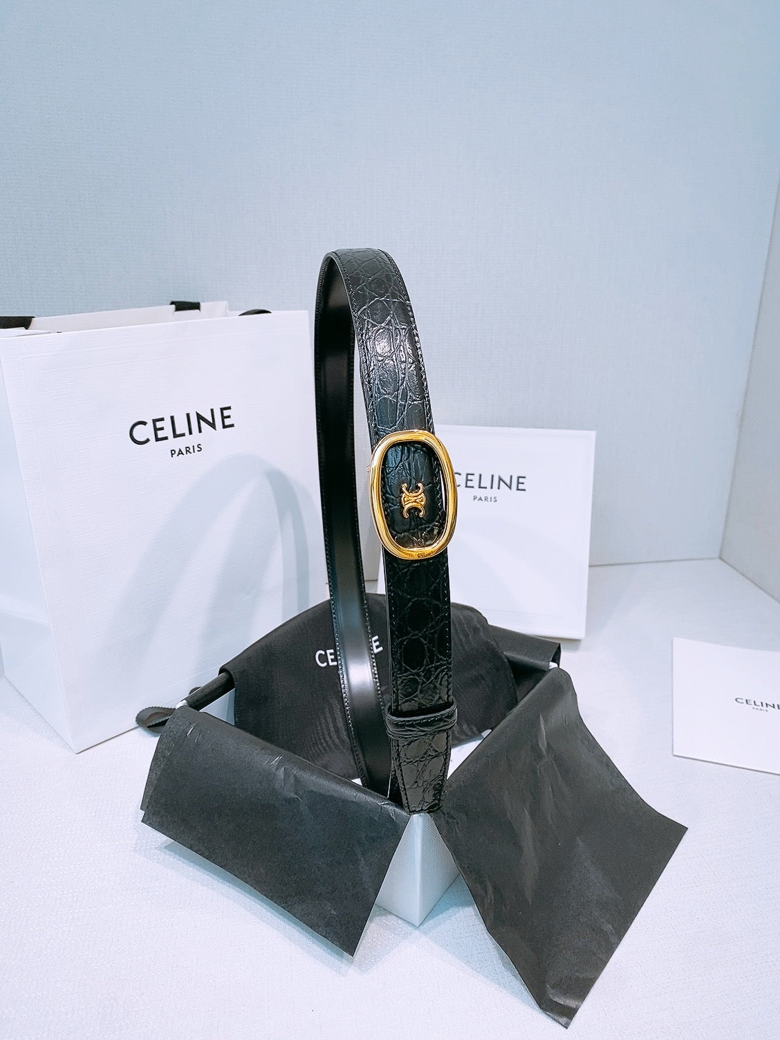 Ремінь Celine Triomphe — фото 4