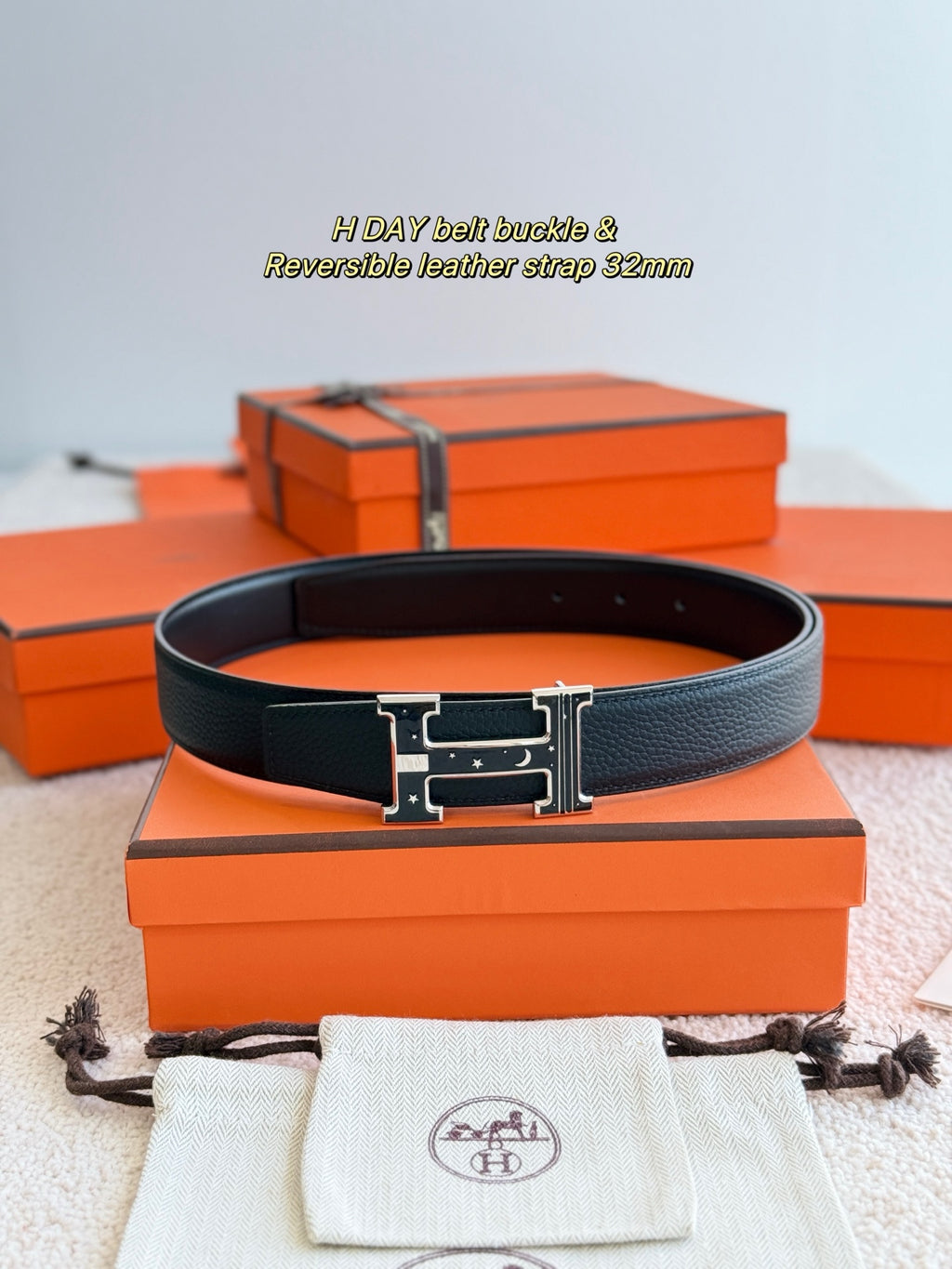 Ремінь Hermès з шкіри Togo — фото 1