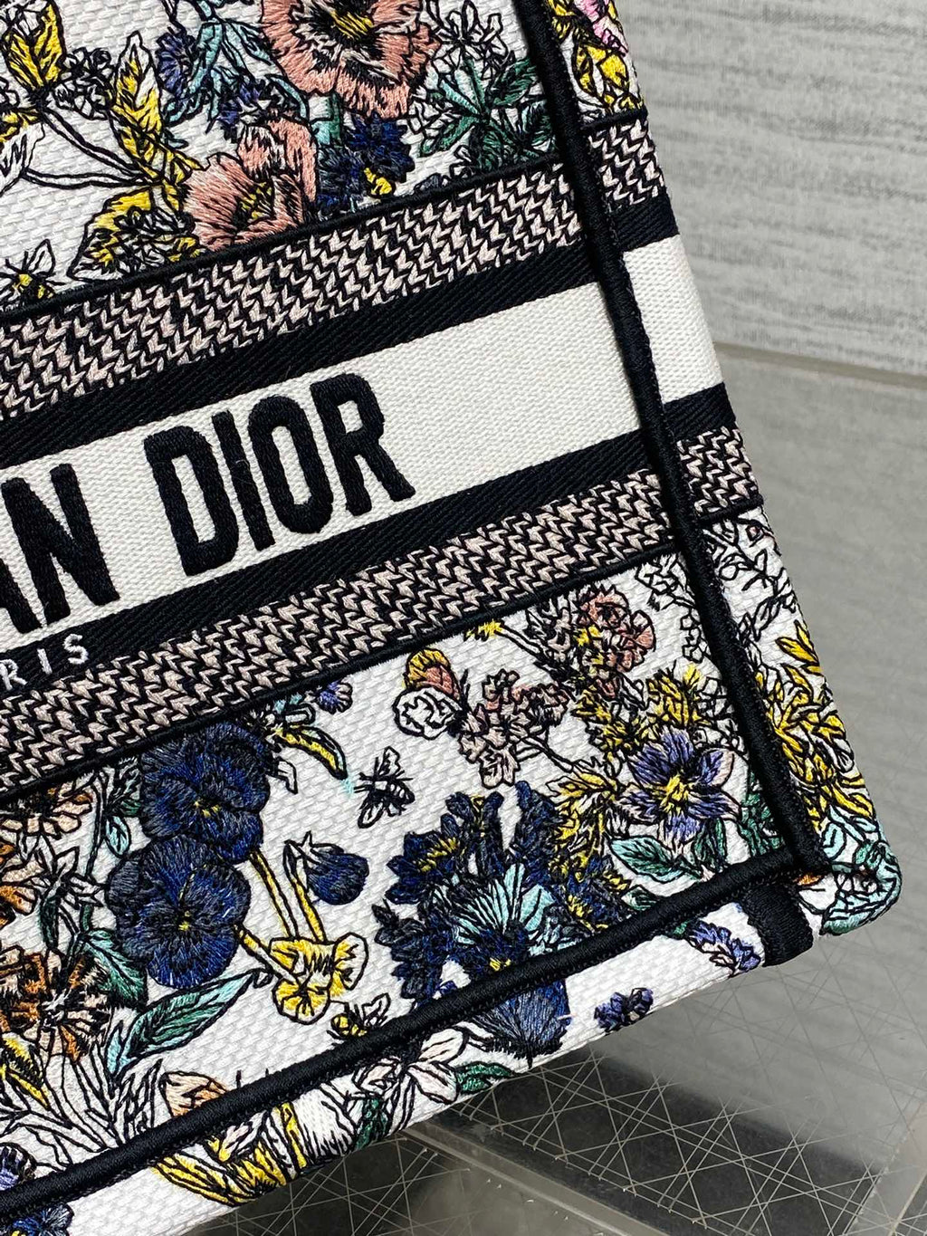 Мала сумка-тоут Dior з текстилю — фото 3