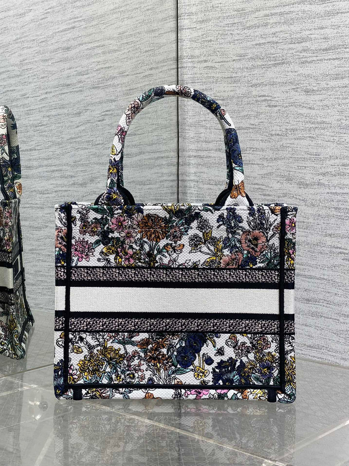 Мала сумка-тоут Dior з текстилю — фото 4
