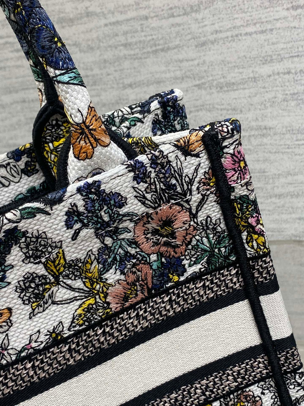 Мала сумка-тоут Dior з текстилю — фото 5