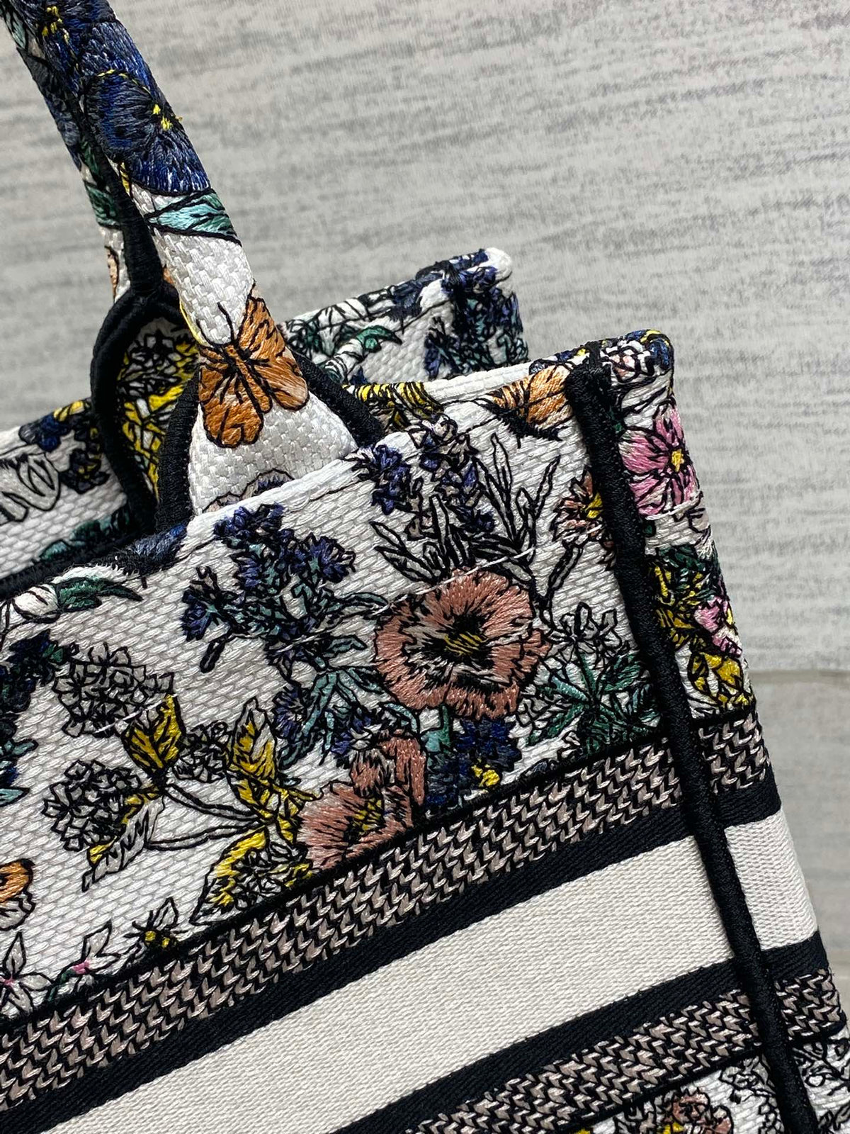 Мала сумка-тоут Dior з текстилю — фото 5