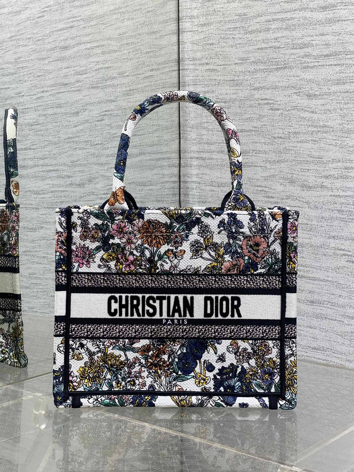 Мала сумка-тоут Dior з текстилю — фото 1