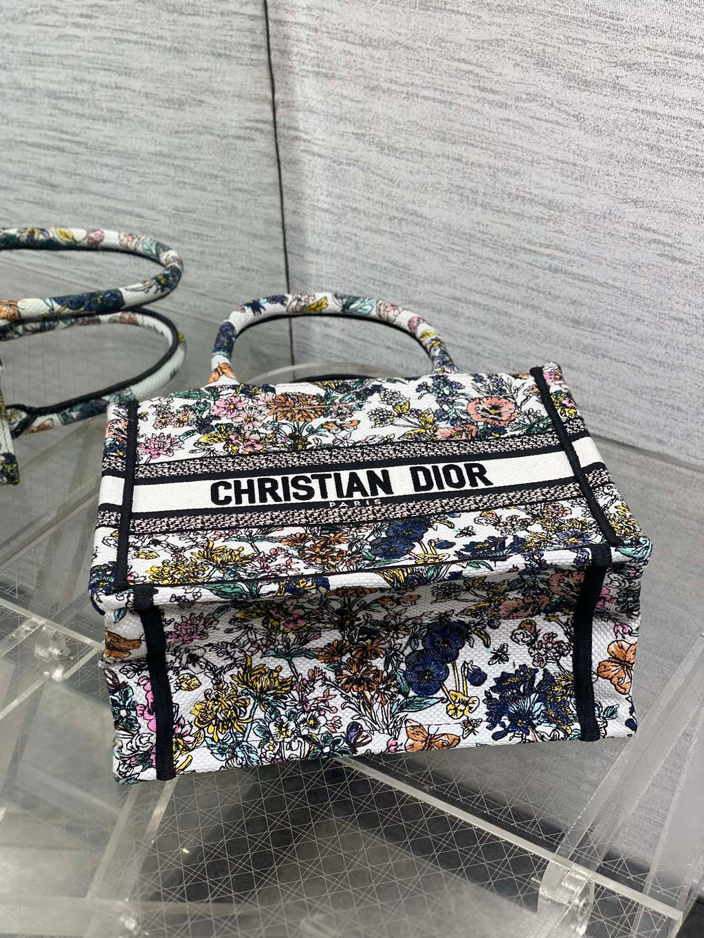 Мала сумка-тоут Dior з текстилю — фото 7
