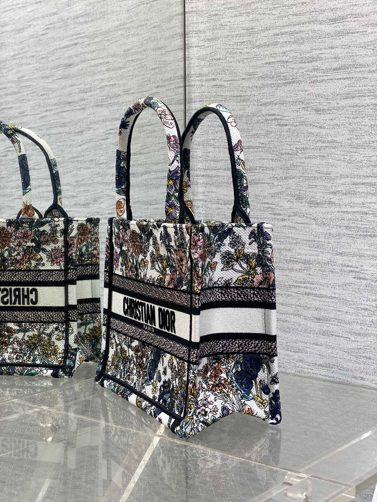 Мала сумка-тоут Dior з текстилю — фото 6