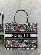 Середня сумка-тоут Dior з текстилю