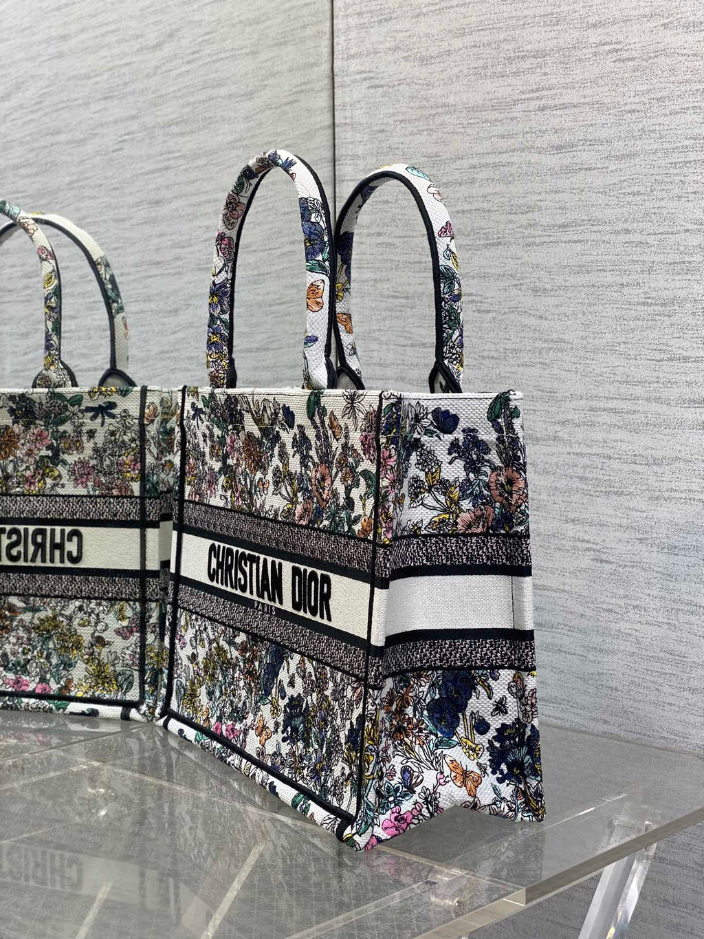 Середня сумка-тоут Dior з текстилю — фото 6