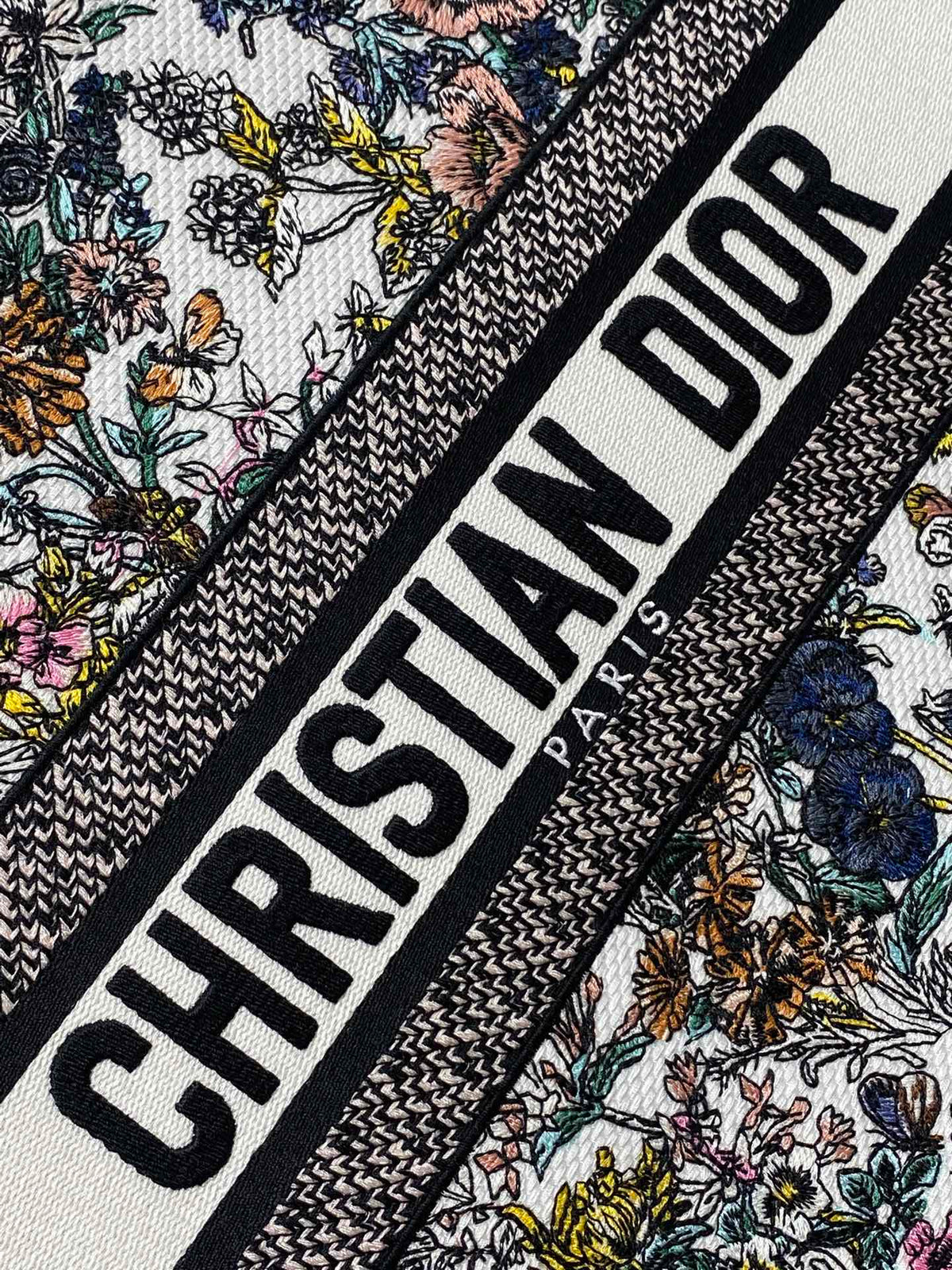 Середня сумка-тоут Dior з текстилю — фото 2