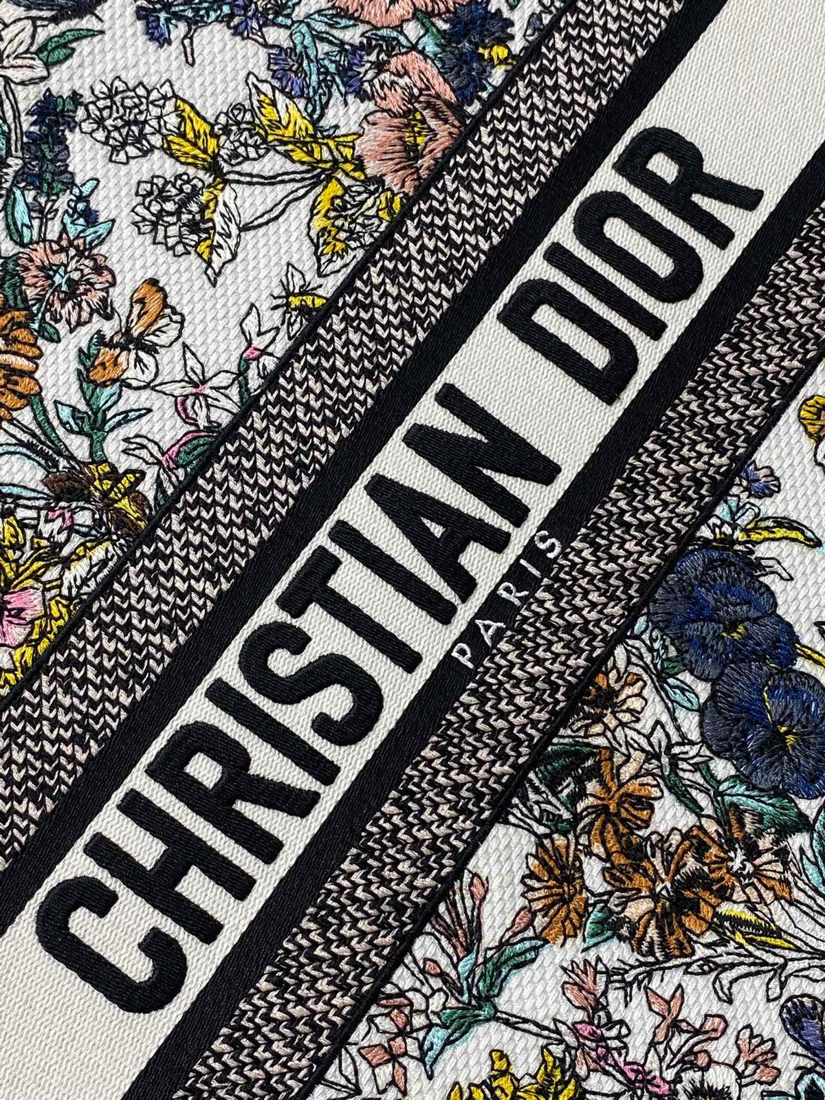 Велика сумка-тоут Dior з текстилю — фото 2