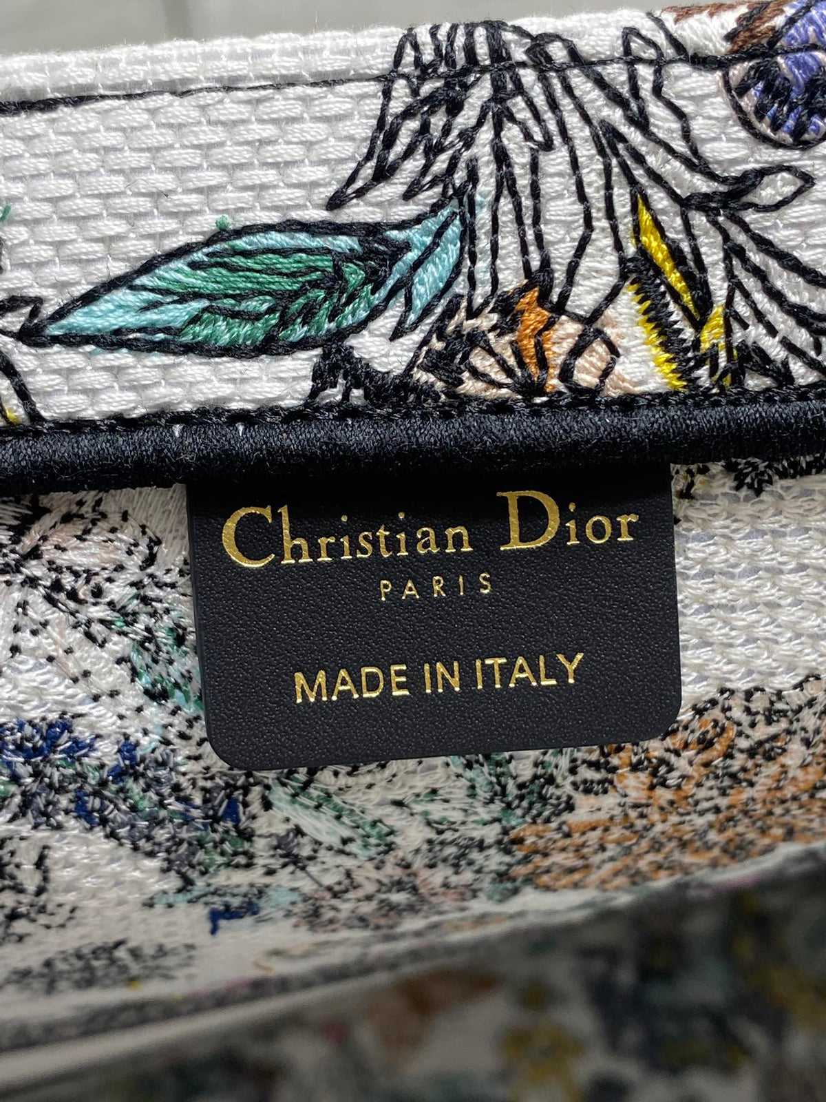 Велика сумка-тоут Dior з текстилю — фото 9