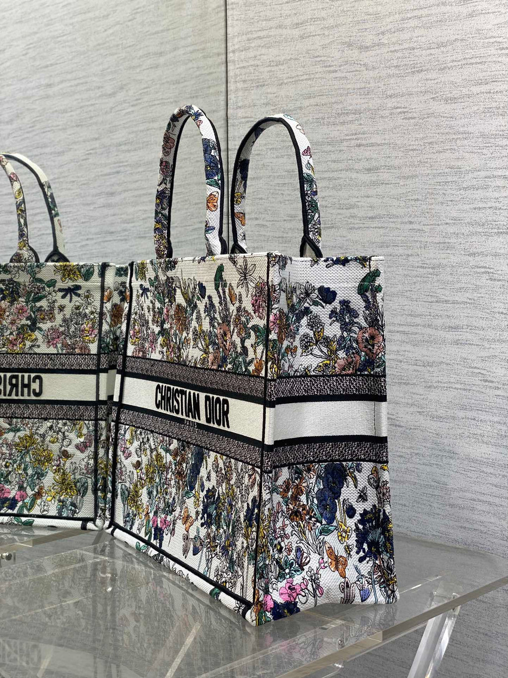 Велика сумка-тоут Dior з текстилю — фото 6