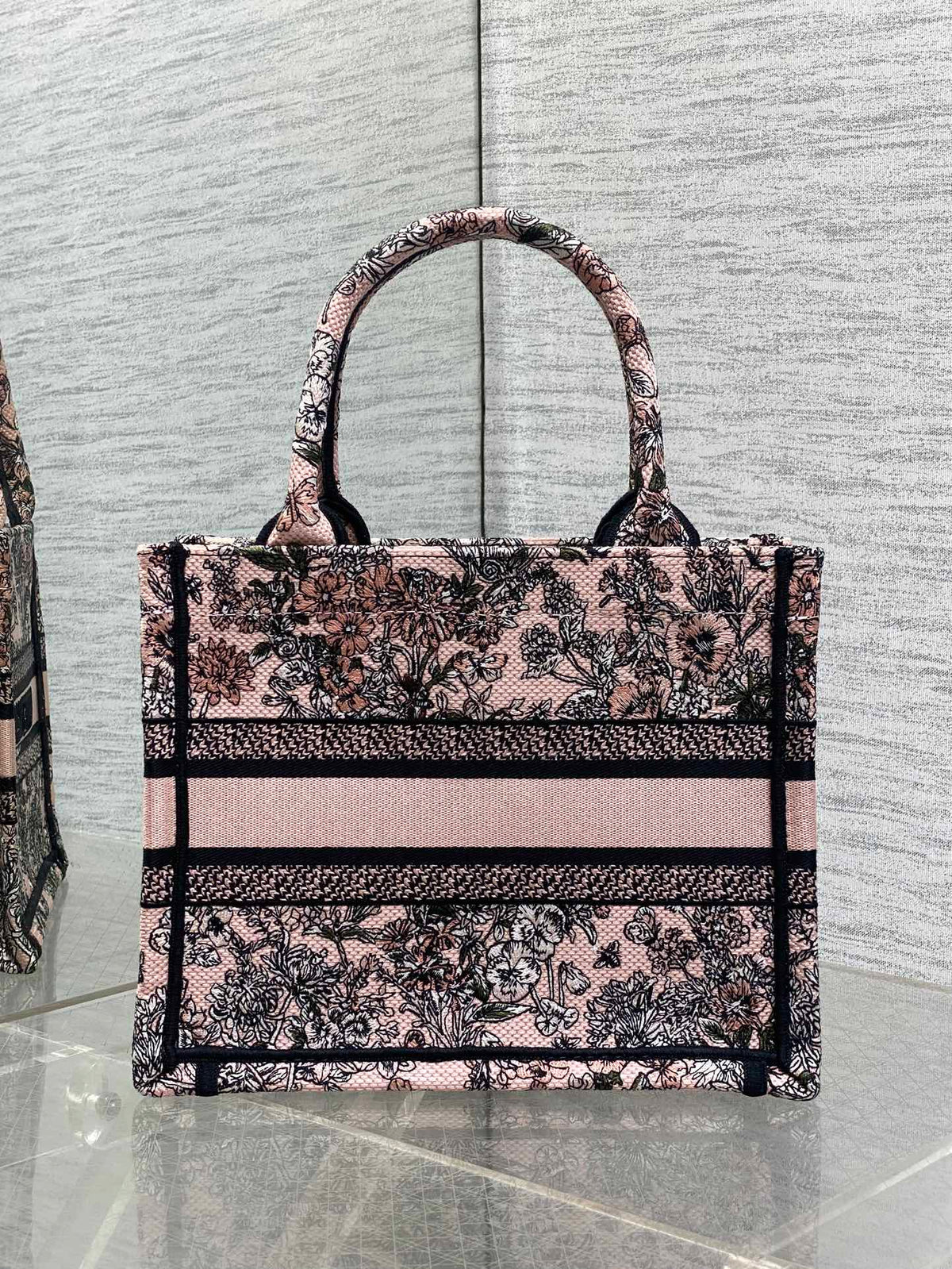 Мала сумка-тоут Dior з текстилю — фото 4