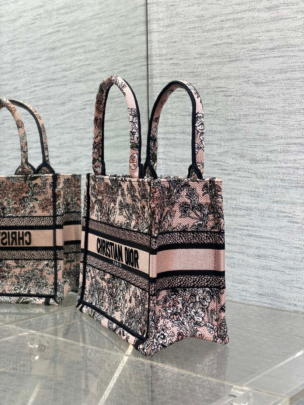 Мала сумка-тоут Dior з текстилю — фото 6
