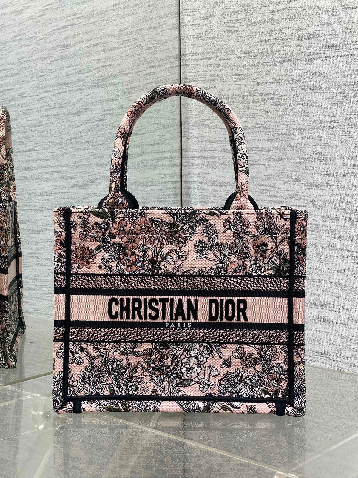 Мала сумка-тоут Dior з текстилю — фото 1