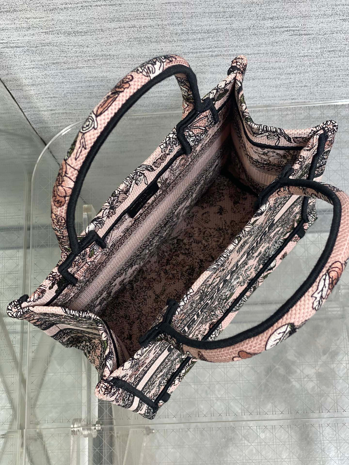 Мала сумка-тоут Dior з текстилю — фото 8
